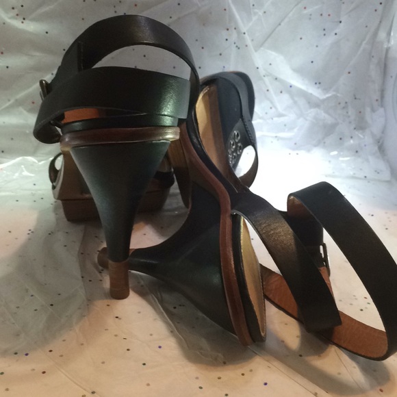 Leifsdottir Black / tan sandals size 38/8 - Picture 8 of 8